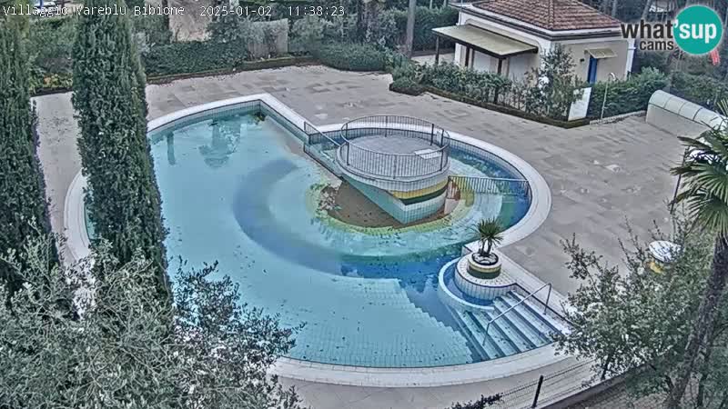 Villaggio Mare Blu piscine LIVE webcam Bibione Pineda – Italie