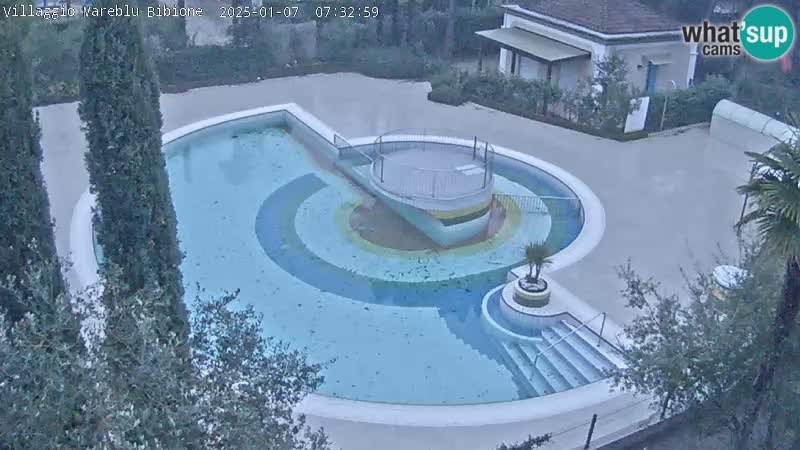 Villaggio Mare Blu pool LIVE webcam Bibione Pineda – Italy