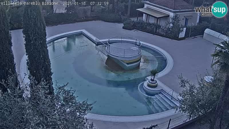 Piscina Villaggio Mare Blu EN VIVO webcam Bibione Pineda – Italia