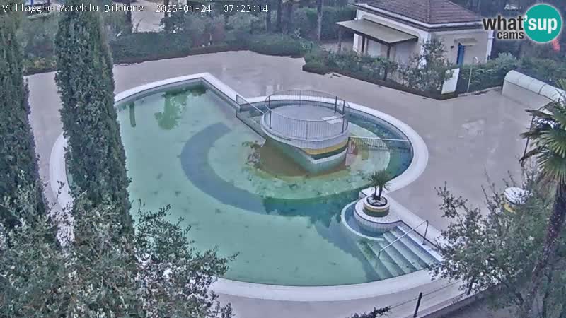 Villaggio Mare Blu pool LIVE webcam Bibione Pineda – Italy