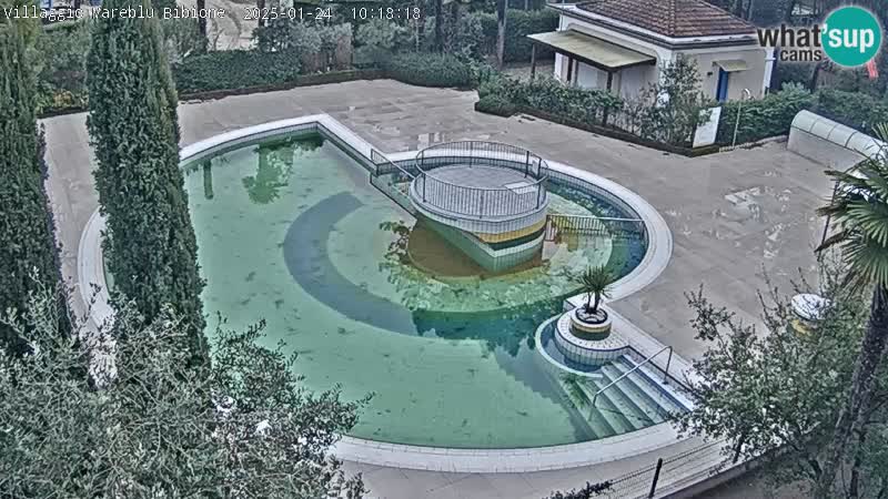 Villaggio Mare Blu piscine LIVE webcam Bibione Pineda – Italie