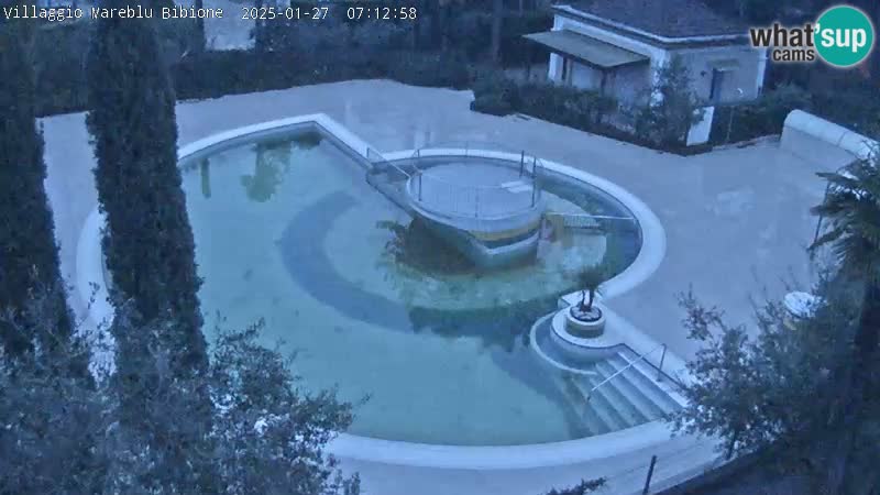 Piscina Villaggio Mare Blu EN VIVO webcam Bibione Pineda – Italia