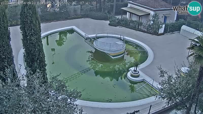 Villaggio Mare Blu pool LIVE webcam Bibione Pineda – Italy