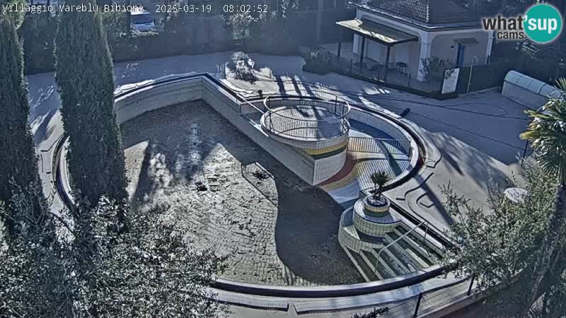 Piscina Villaggio Mare Blu EN VIVO webcam Bibione Pineda – Italia