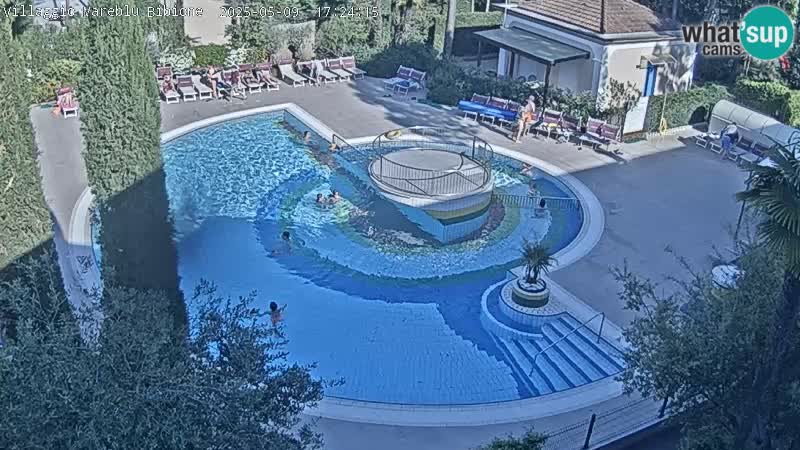 Villaggio Mare Blu piscine LIVE webcam Bibione Pineda – Italie