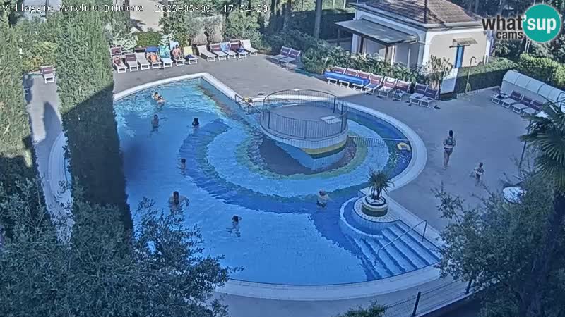 Villaggio Mare Blu pool LIVE webcam Bibione Pineda – Italy