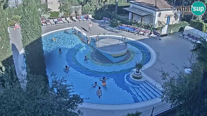Piscina Villaggio Mare Blu webcam LIVE Bibione Pineda – Italia