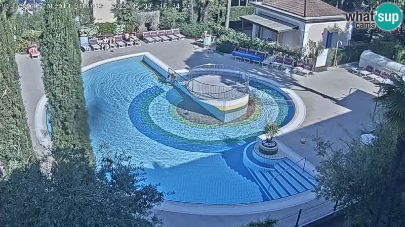 Villaggio Mare Blu pool LIVE webcam Bibione Pineda – Italy