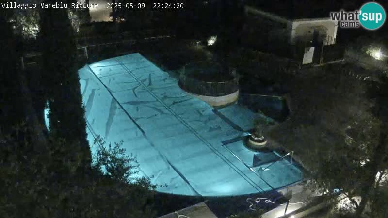 Villaggio Mare Blu bazen Spletna kamera V živo Bibione Pineda – Italija