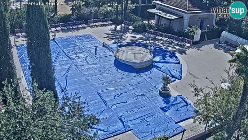 Villaggio Mare Blu piscine LIVE webcam Bibione Pineda – Italie