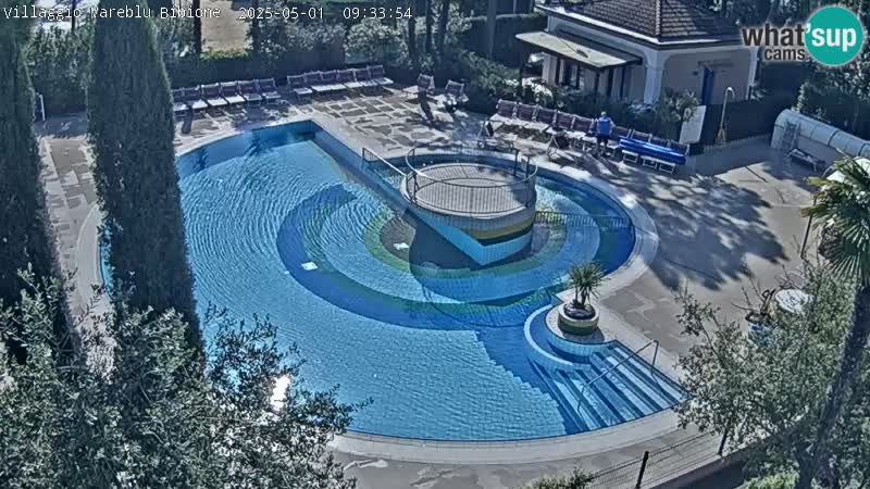Villaggio Mare Blu pool LIVE webcam Bibione Pineda – Italy