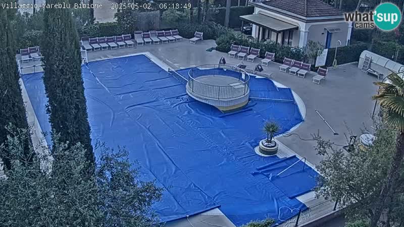 Villaggio Mare Blu piscine LIVE webcam Bibione Pineda – Italie