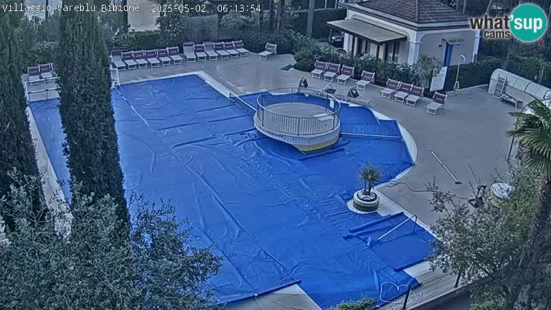 Villaggio Mare Blu pool LIVE webcam Bibione Pineda – Italy
