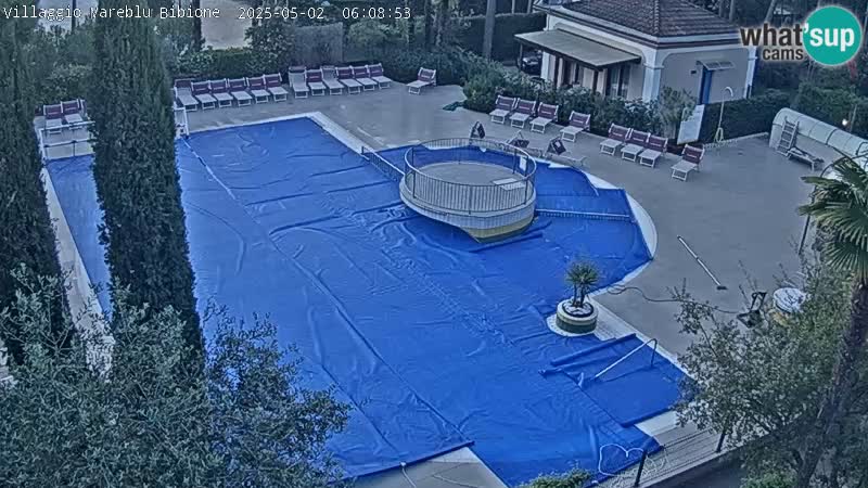 Villaggio Mare Blu pool LIVE webcam Bibione Pineda – Italy