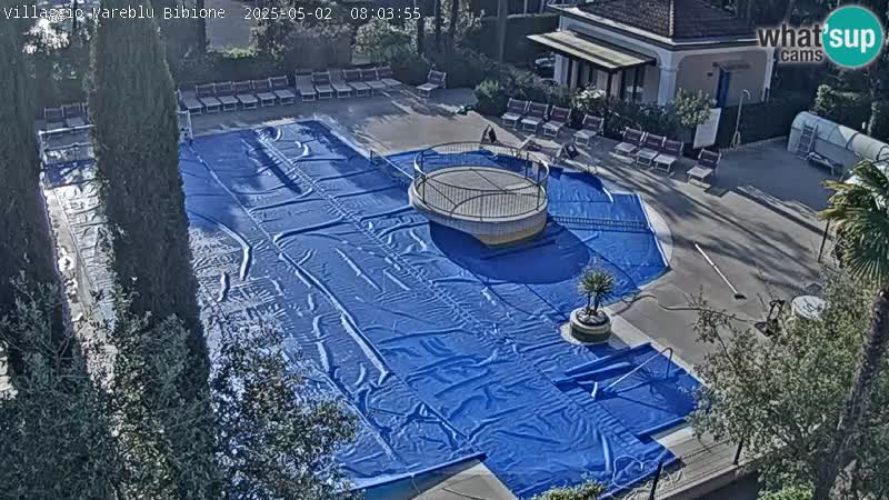 Piscina Villaggio Mare Blu webcam LIVE Bibione Pineda – Italia