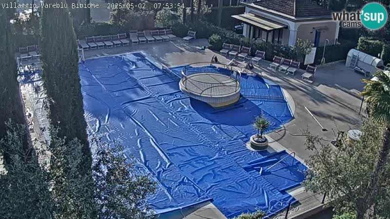 Villaggio Mare Blu pool LIVE webcam Bibione Pineda – Italy