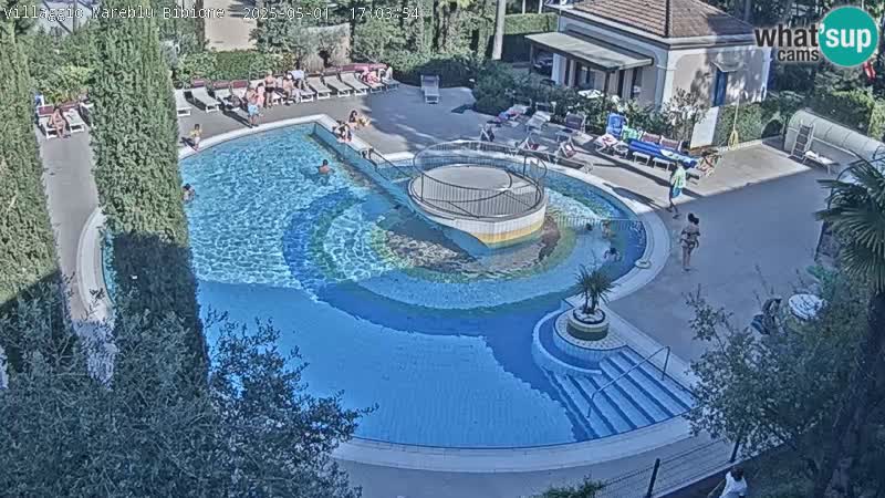 Piscina Villaggio Mare Blu webcam LIVE Bibione Pineda – Italia