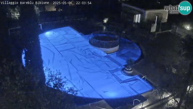 Villaggio Mare Blu bazen UŽIVO web kamera Bibione Pineda – Italija