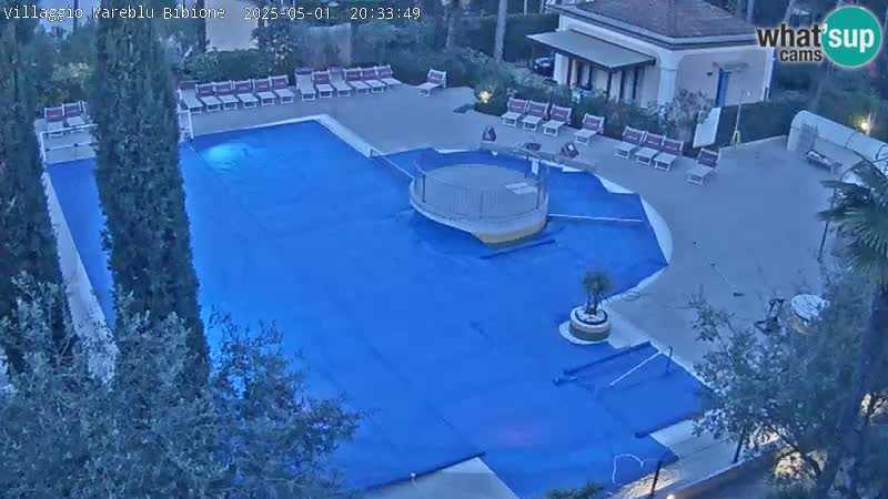 Piscina Villaggio Mare Blu webcam LIVE Bibione Pineda – Italia