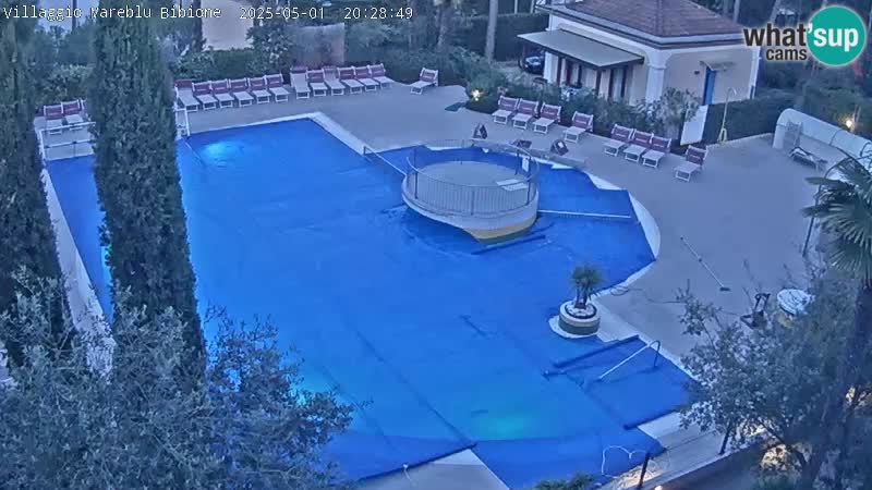 Villaggio Mare Blu piscine LIVE webcam Bibione Pineda – Italie