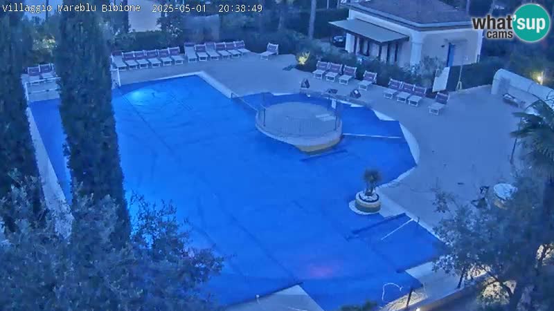 Piscina Villaggio Mare Blu EN VIVO webcam Bibione Pineda – Italia