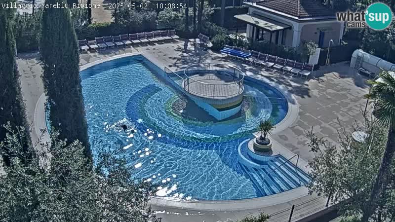 Villaggio Mare Blu piscine LIVE webcam Bibione Pineda – Italie