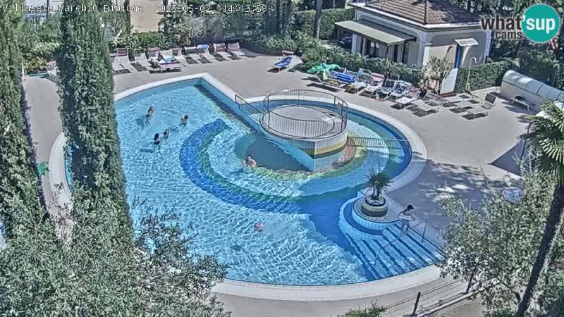 Villaggio Mare Blu piscine LIVE webcam Bibione Pineda – Italie