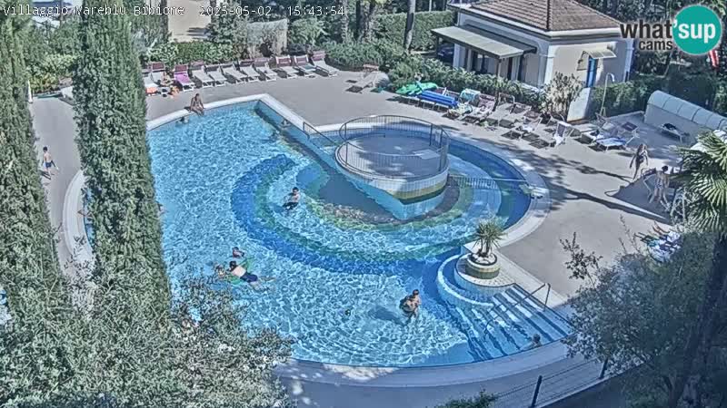 Villaggio Mare Blu pool LIVE webcam Bibione Pineda – Italy