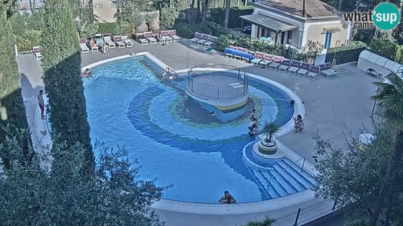 Villaggio Mare Blu pool LIVE webcam Bibione Pineda – Italy
