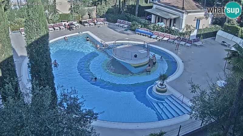Villaggio Mare Blu bazen Spletna kamera V živo Bibione Pineda – Italija