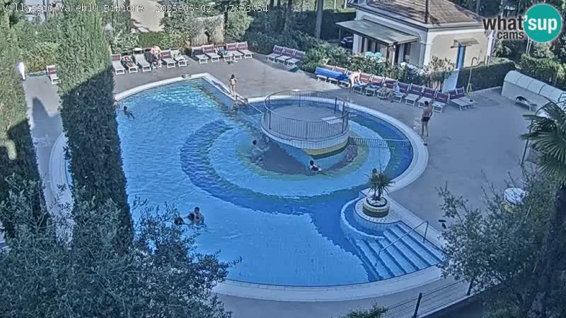 Villaggio Mare Blu pool LIVE webcam Bibione Pineda – Italy