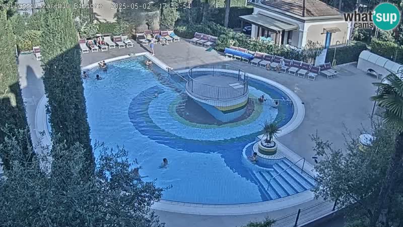 Piscina Villaggio Mare Blu webcam LIVE Bibione Pineda – Italia