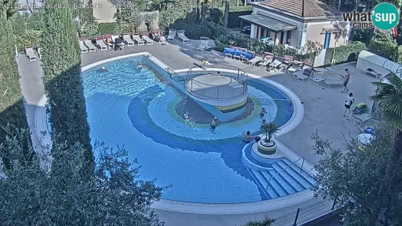 Piscina Villaggio Mare Blu webcam LIVE Bibione Pineda – Italia