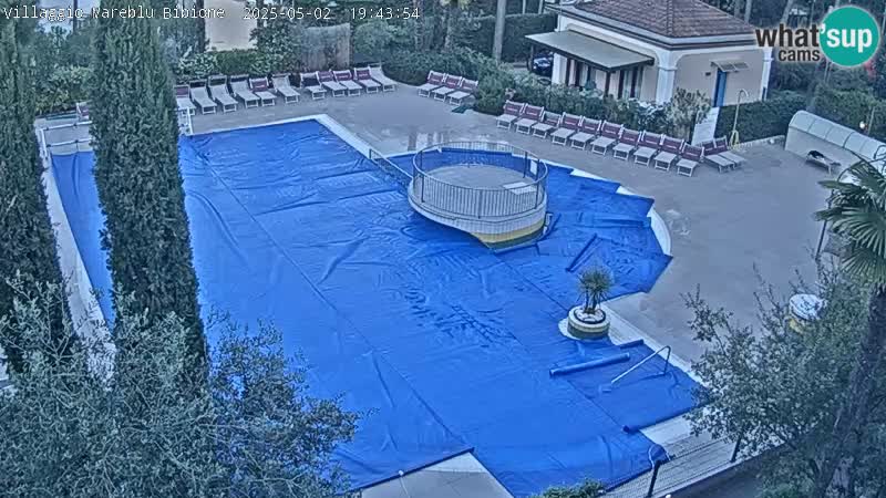 Villaggio Mare Blu piscine LIVE webcam Bibione Pineda – Italie