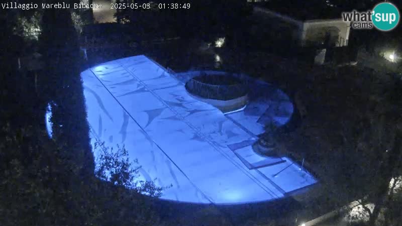 Villaggio Mare Blu bazen UŽIVO web kamera Bibione Pineda – Italija