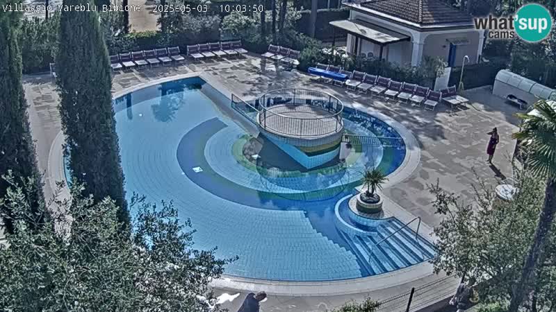 Villaggio Mare Blu pool LIVE webcam Bibione Pineda – Italy