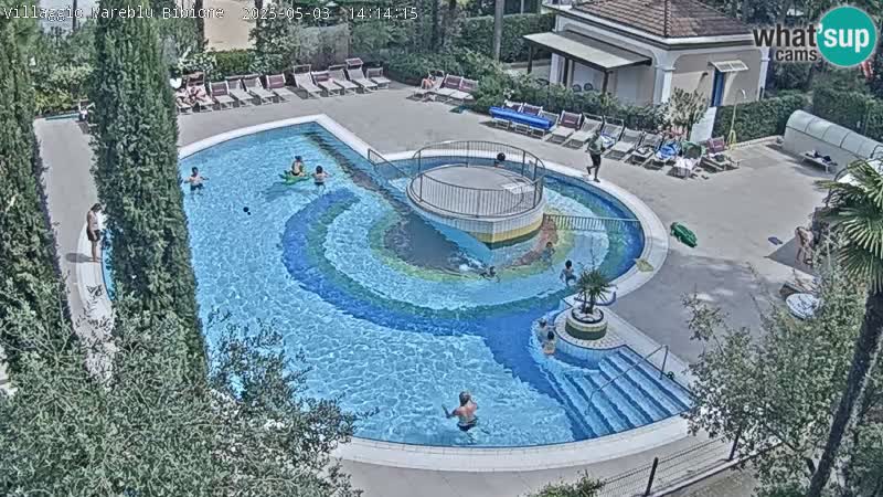 Villaggio Mare Blu piscine LIVE webcam Bibione Pineda – Italie