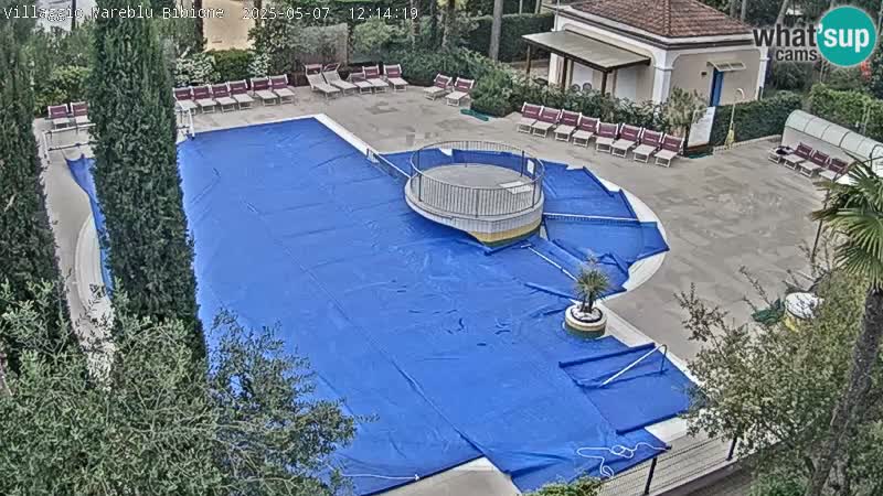 Piscina Villaggio Mare Blu webcam LIVE Bibione Pineda – Italia