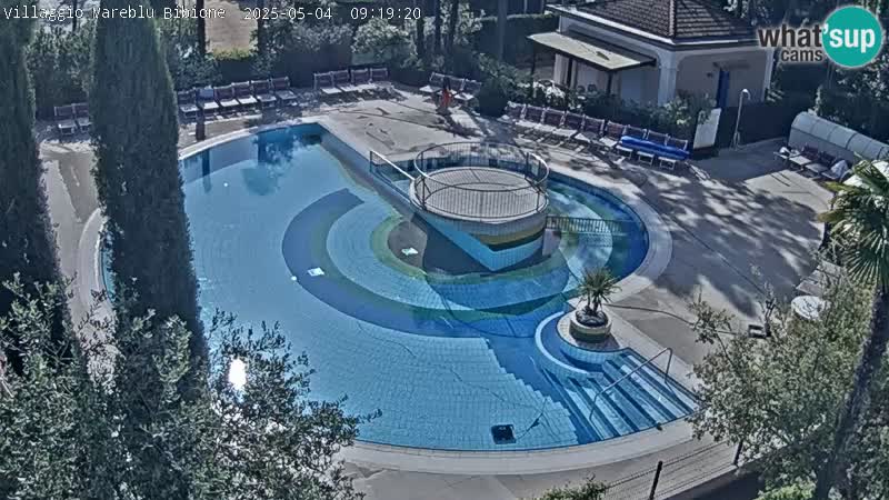 Villaggio Mare Blu piscine LIVE webcam Bibione Pineda – Italie