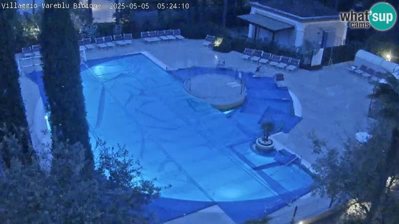 Piscina Villaggio Mare Blu webcam LIVE Bibione Pineda – Italia
