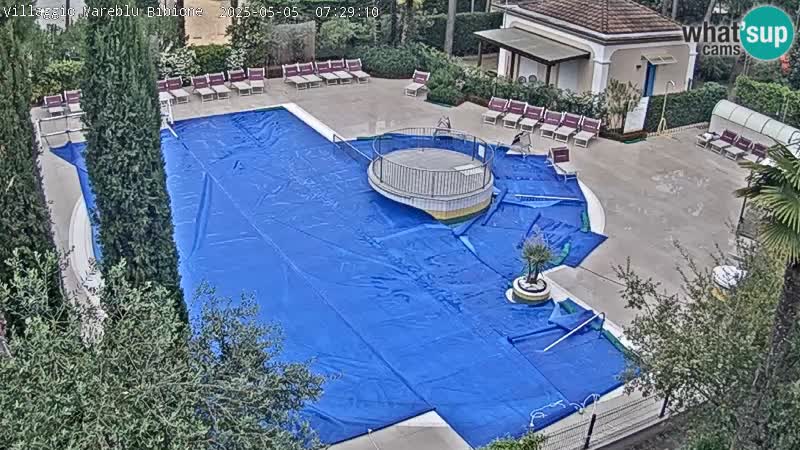 Piscina Villaggio Mare Blu EN VIVO webcam Bibione Pineda – Italia