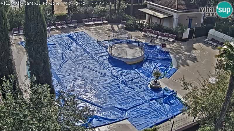 Piscina Villaggio Mare Blu webcam LIVE Bibione Pineda – Italia