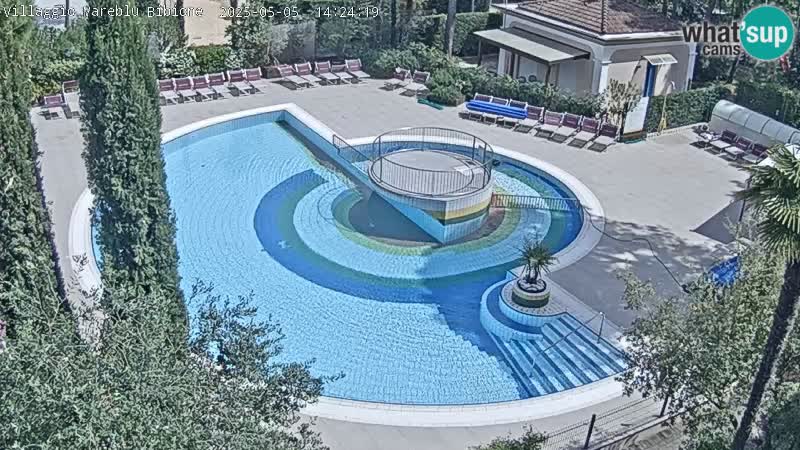 Villaggio Mare Blu piscine LIVE webcam Bibione Pineda – Italie