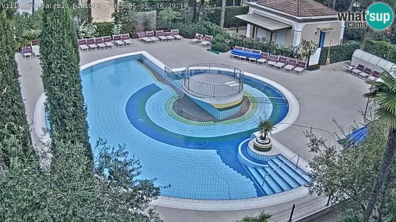 Piscina Villaggio Mare Blu webcam LIVE Bibione Pineda – Italia