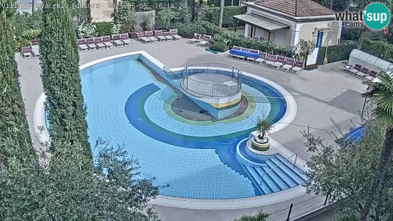 Villaggio Mare Blu pool LIVE webcam Bibione Pineda – Italy