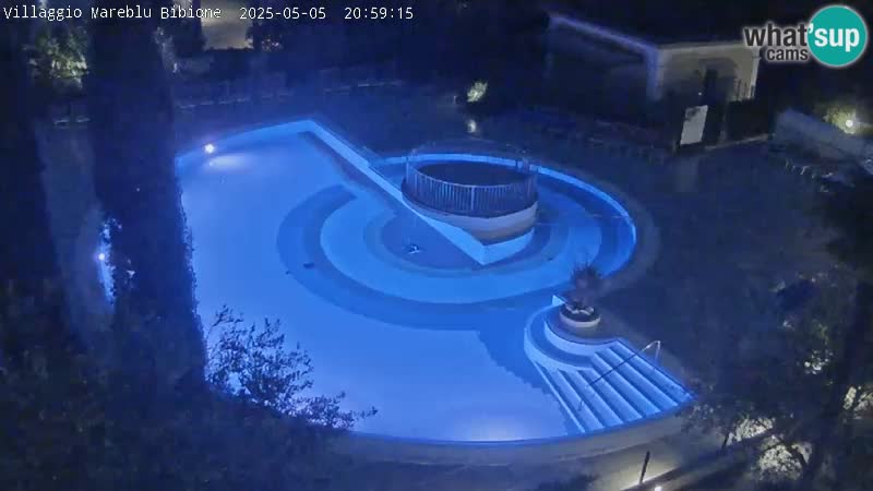 Villaggio Mare Blu pool LIVE webcam Bibione Pineda – Italy