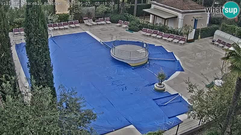 Villaggio Mare Blu piscine LIVE webcam Bibione Pineda – Italie