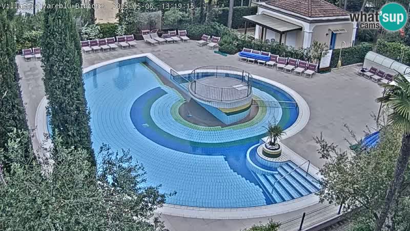 Villaggio Mare Blu pool LIVE webcam Bibione Pineda – Italy