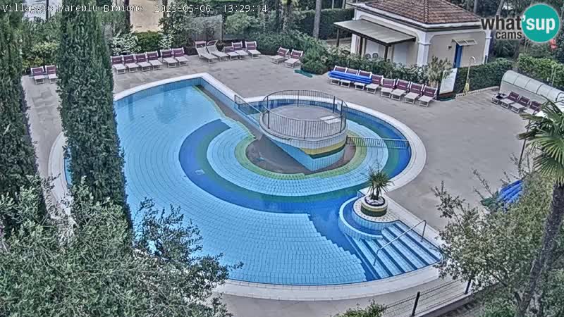 Piscina Villaggio Mare Blu EN VIVO webcam Bibione Pineda – Italia