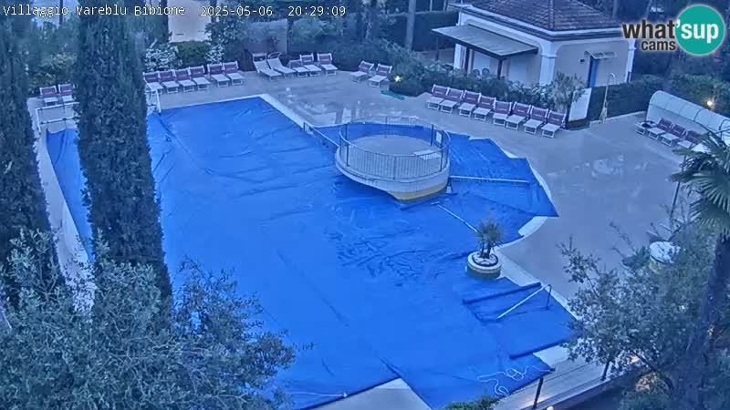 Piscina Villaggio Mare Blu EN VIVO webcam Bibione Pineda – Italia